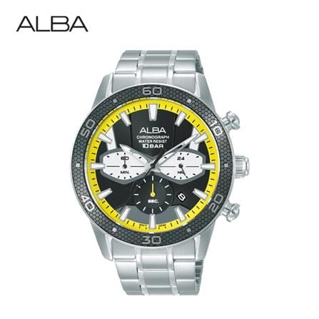 นาฬิกาข้อมือผู้ชาย ALBA รุ่น SPORTIVE AT3K41X ขนาด 44 มม. สีดำ