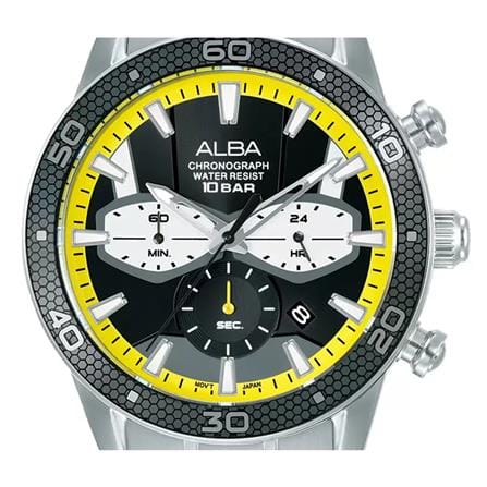 นาฬิกาข้อมือผู้ชาย ALBA รุ่น SPORTIVE AT3K41X ขนาด 44 มม. สีดำ_1