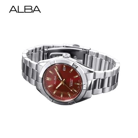 นาฬิกาข้อมือผู้หญิง ALBA รุ่น BOYISH AG8M95X ขนาด 35.5 มม. สีแดง_2