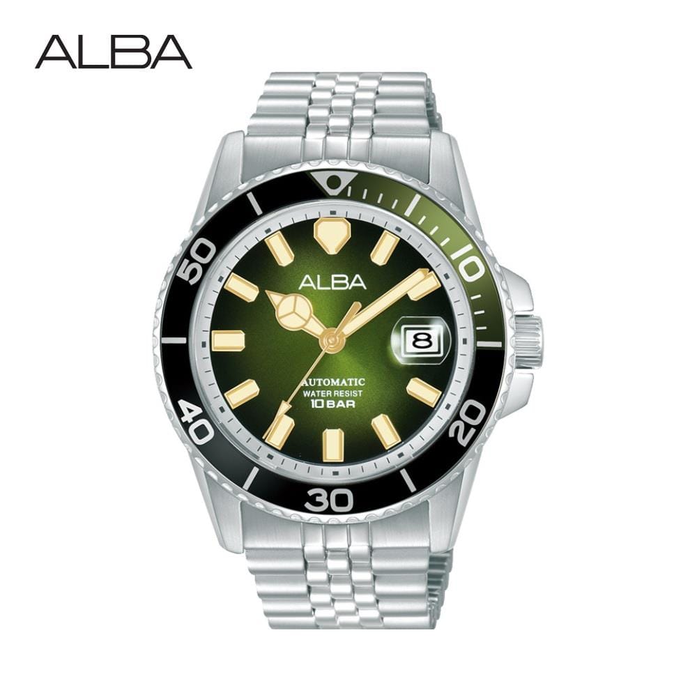 นาฬิกาข้อมือผู้ชาย ALBA รุ่น SPORTIVE AU4047X ขนาด 42.5 มม. สีเขียว