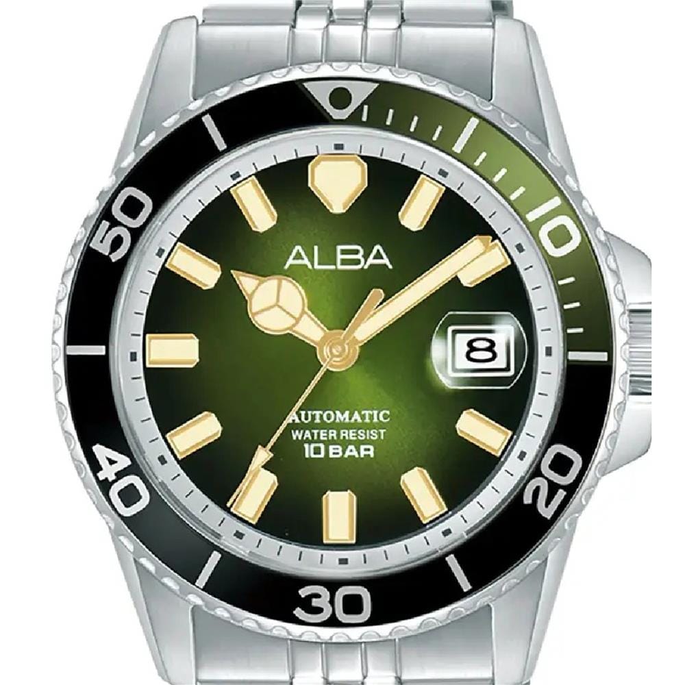 นาฬิกาข้อมือผู้ชาย ALBA รุ่น SPORTIVE AU4047X ขนาด 42.5 มม. สีเขียว