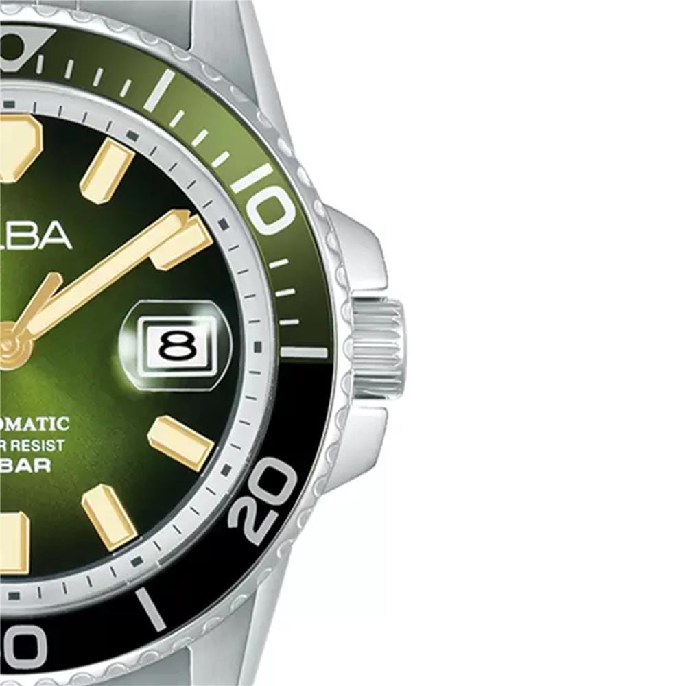 นาฬิกาข้อมือผู้ชาย ALBA รุ่น SPORTIVE AU4047X ขนาด 42.5 มม. สีเขียว