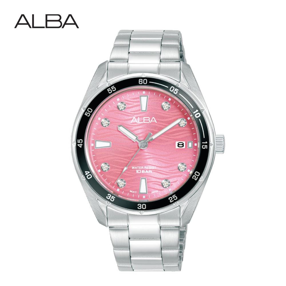 นาฬิกาข้อมือผู้หญิง ALBA รุ่น AG8P07X ขนาด 36 มม. สีชมพู_1