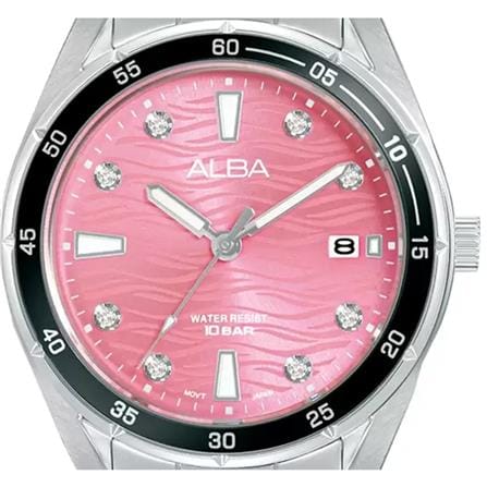 นาฬิกาข้อมือผู้หญิง ALBA รุ่น AG8P07X ขนาด 36 มม. สีชมพู_2