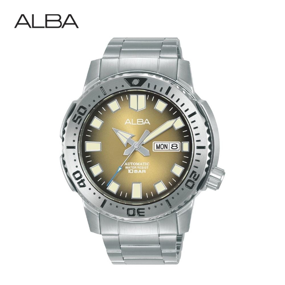นาฬิกาข้อมือผู้ชาย ALBA รุ่น MONSTER AL4639X ขนาด 46 มม. สีเบจ