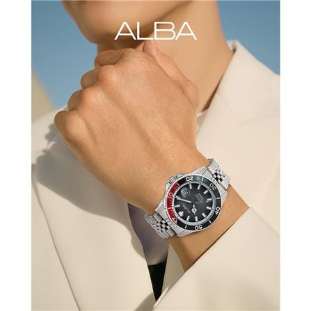 นาฬิกาข้อมือผู้ชาย ALBA รุ่น SPORTIVE AU4049X ขนาด 42.5 มม. สีดำ_4