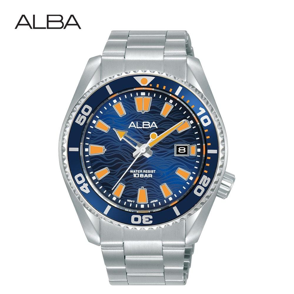 นาฬิกาข้อมือผู้ชาย ALBA รุ่น SPORTIVE AS9R67X ขนาด 43.5 มม. สีน้ำเงิน_0