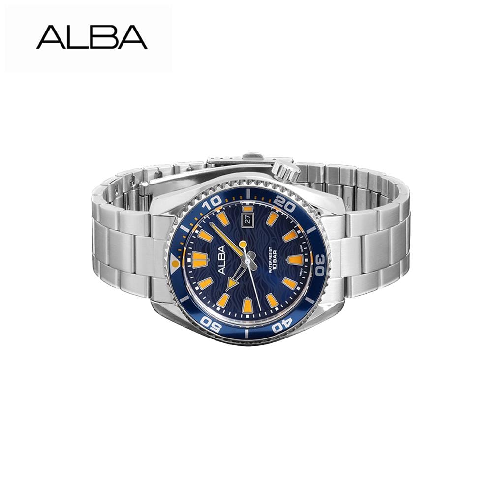 นาฬิกาข้อมือผู้ชาย ALBA รุ่น SPORTIVE AS9R67X ขนาด 43.5 มม. สีน้ำเงิน
