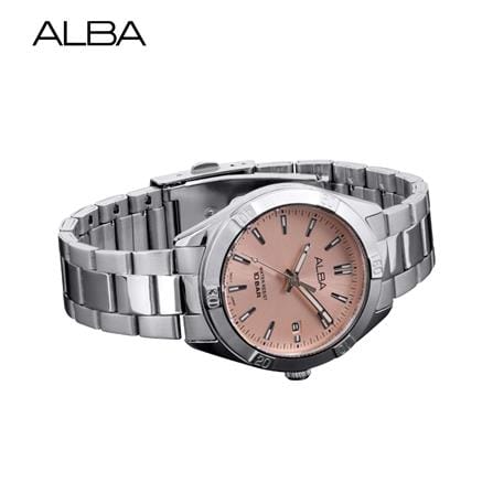 นาฬิกาข้อมือผู้หญิง ALBA รุ่น BOYISH AG8M97X ขนาด 35.5 มม. สีชมพูอ่อน_3