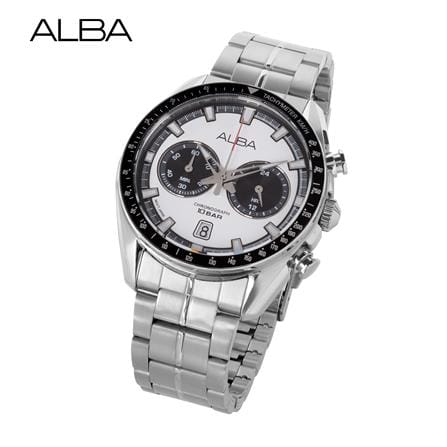 นาฬิกาข้อมือผู้ชาย ALBA รุ่น SIGNA A4B023X ขนาด 44 มม. สีขาว_2