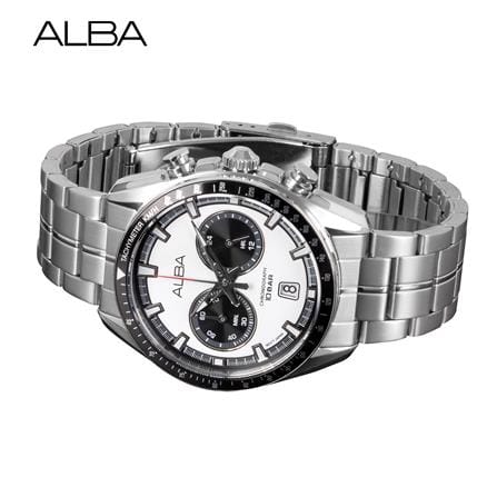 นาฬิกาข้อมือผู้ชาย ALBA รุ่น SIGNA A4B023X ขนาด 44 มม. สีขาว_3