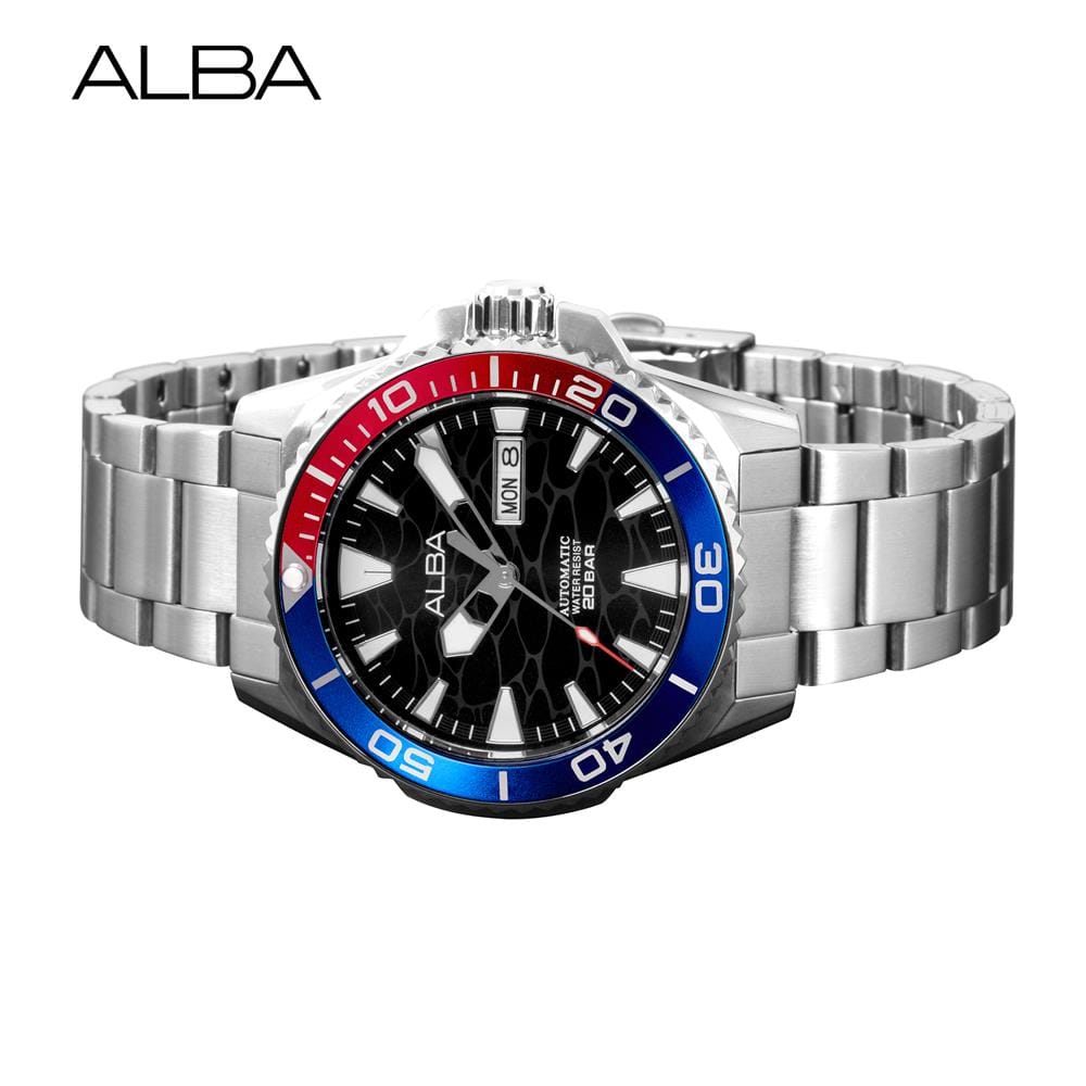 นาฬิกาข้อมือผู้ชาย ALBA รุ่น SPORTIVE A3B017X ขนาด 43 มม. สีดำ