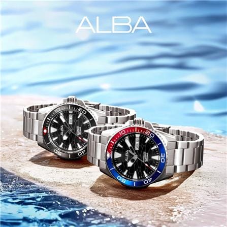 นาฬิกาข้อมือผู้ชาย ALBA รุ่น SPORTIVE A3B017X ขนาด 43 มม. สีดำ_4