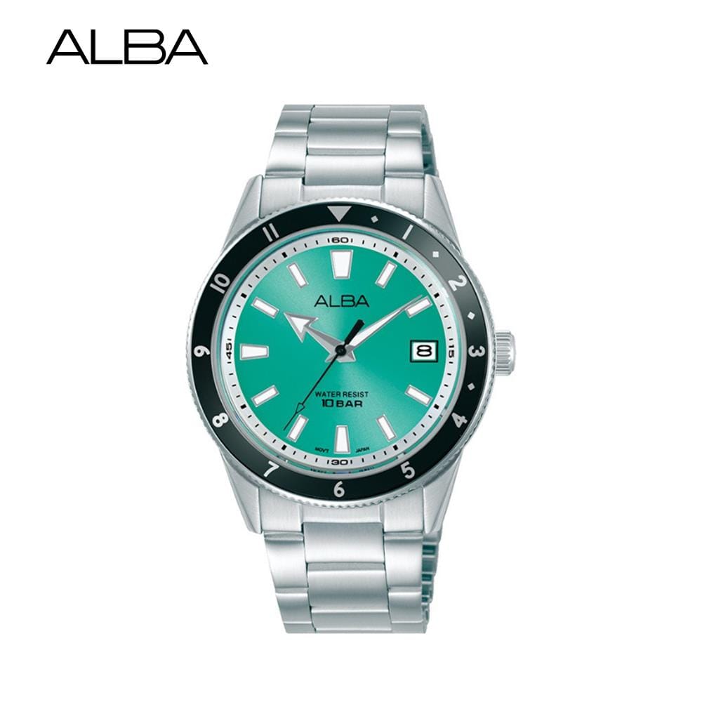 นาฬิกาข้อมือผู้ชาย ALBA รุ่น BOYISH AS9U87X ขนาด 38 มม. สีน้ำเงินอมเขียว