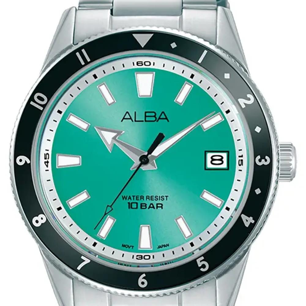 นาฬิกาข้อมือผู้ชาย ALBA รุ่น BOYISH AS9U87X ขนาด 38 มม. สีน้ำเงินอมเขียว