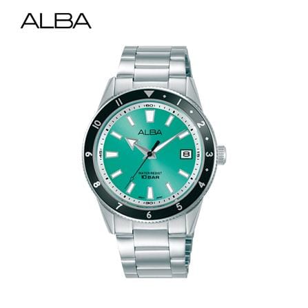 นาฬิกาข้อมือผู้ชาย ALBA รุ่น BOYISH AS9U87X ขนาด 38 มม. สีน้ำเงินอมเขียว_0
