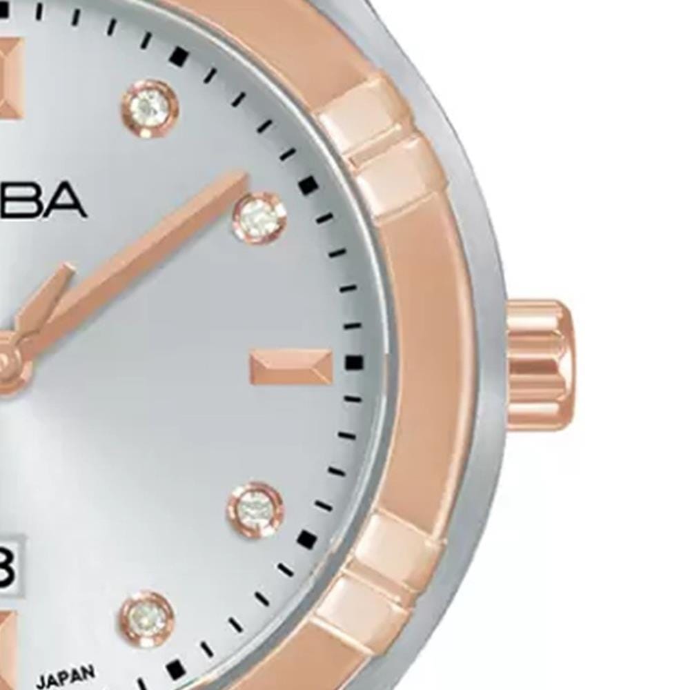 นาฬิกาข้อมือผู้หญิง ALBA รุ่น BOYISH AH7DC6X ขนาด 34 มม. สีเงิน