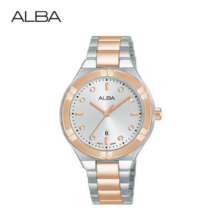 นาฬิกาข้อมือผู้หญิง ALBA รุ่น BOYISH AH7DC6X ขนาด 34 มม. สีเงิน_0