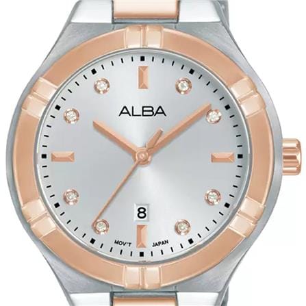 นาฬิกาข้อมือผู้หญิง ALBA รุ่น BOYISH AH7DC6X ขนาด 34 มม. สีเงิน_1