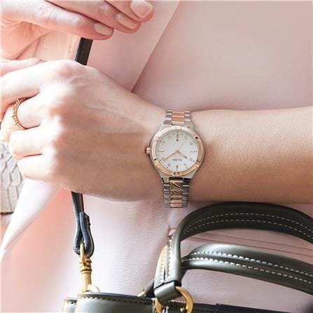 นาฬิกาข้อมือผู้หญิง ALBA รุ่น BOYISH AH7DC6X ขนาด 34 มม. สีเงิน_4