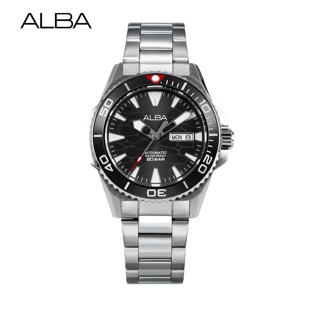 นาฬิกาข้อมือผู้ชาย ALBA รุ่น SPORTIVE A3B019X ขนาด 43 มม. สีดำ