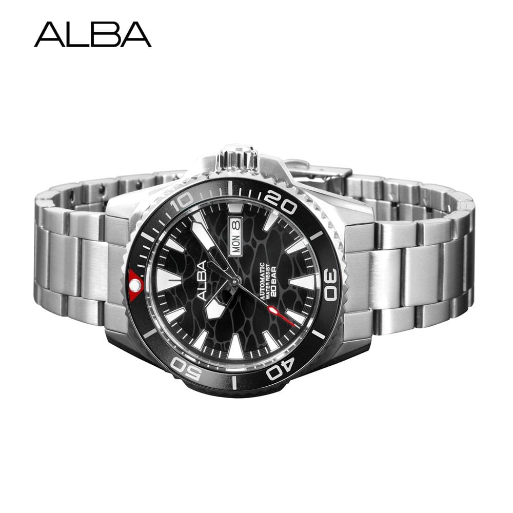 นาฬิกาข้อมือผู้ชาย ALBA รุ่น SPORTIVE A3B019X ขนาด 43 มม. สีดำ