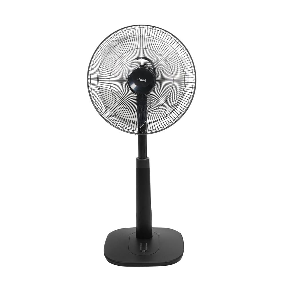 พวงหรีดพัดลมสไลด์ 16 นิ้ว HATARI S16M1 สีดำ