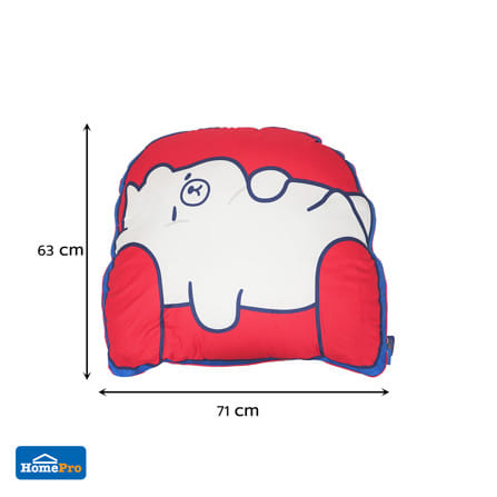หมอนอิง SNAZZ FOAMBEAR SOFA 24.5x27.5 นิ้ว สีแดง_6