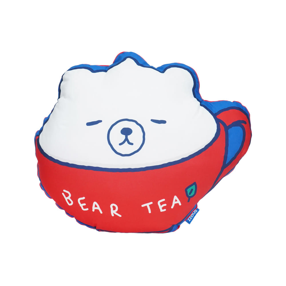 หมอนอิง SNAZZ FOAMBEAR TEA 18.5x20 นิ้ว สีแดง