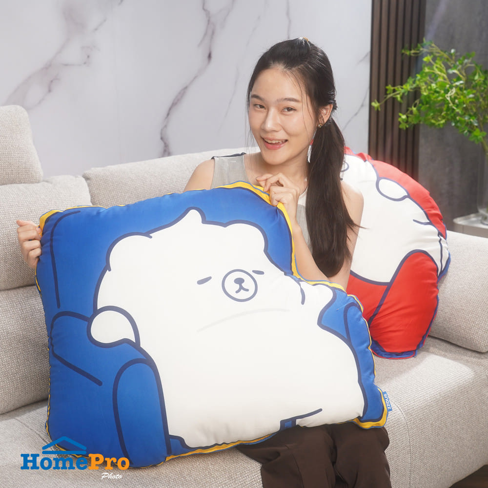 หมอนอิง SNAZZ FOAMBEAR SOFA 24x28 นิ้ว สีน้ำเงิน