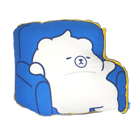 หมอนอิง SNAZZ FOAMBEAR SOFA 24x28 นิ้ว สีน้ำเงิน_0