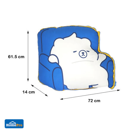 หมอนอิง SNAZZ FOAMBEAR SOFA 24x28 นิ้ว สีน้ำเงิน_6
