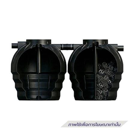 ถังบำบัดน้ำเสีย WAVE ZEP-16 1670 ลิตร สีดำ_1