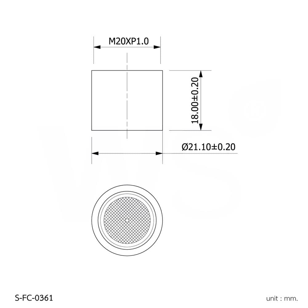 ปากกรองก๊อก WS S-FC-0361