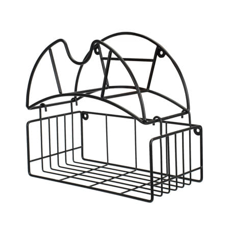 ที่แขวนสายยาง เหล็ก SPRING สีดำ_0