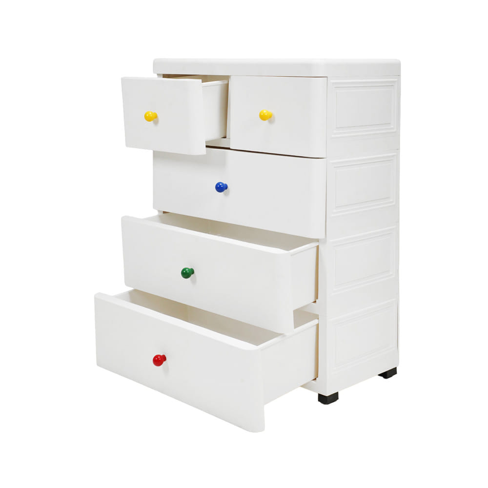 ตู้ลิ้นชัก 4 ชั้น STACKO TAKA 70x36x88ซม. สีขาว