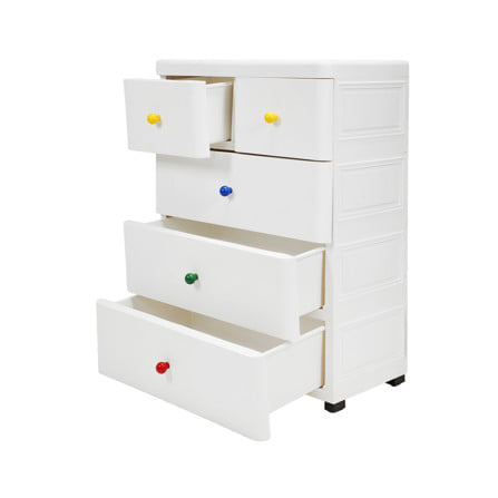 ตู้ลิ้นชัก 4 ชั้น STACKO TAKA 70x36x88ซม. สีขาว_2