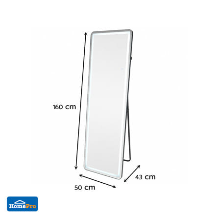 กระจกยาวตั้งพื้น-ติดผนัง LED MOYA K260214 50x160 ซม._5