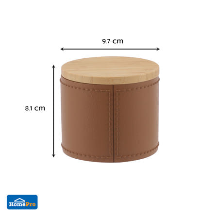 ที่ใส่สำลีเรซิ่น MOYA KE2181G.04D สีน้ำตาล_1