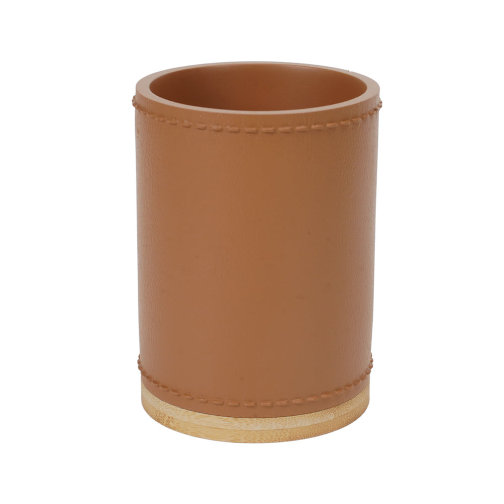ที่เสียบแปรงเรซิ่น MOYA KH041 สีน้ำตาล
