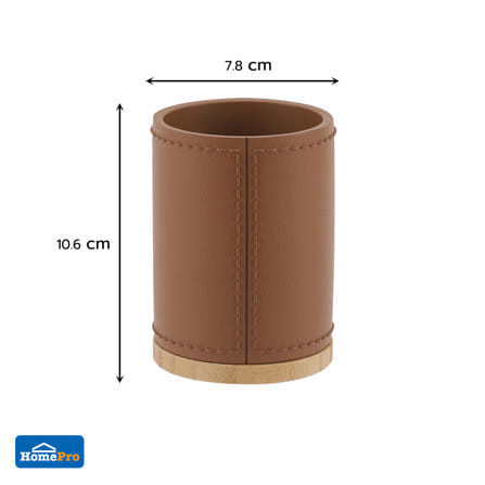 ที่เสียบแปรงเรซิ่น MOYA KH041 สีน้ำตาล_1