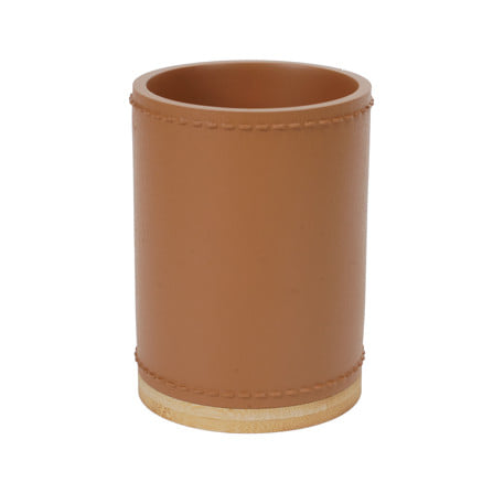 ที่เสียบแปรงเรซิ่น MOYA KH041 สีน้ำตาล_1