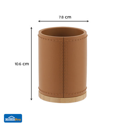 ที่เสียบแปรงเรซิ่น MOYA KH041 สีน้ำตาล_6