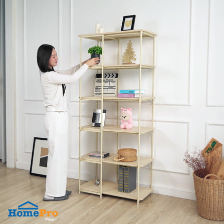 ชั้นวางของ 6 ชั้น FURDINI HARMI 80 ซม. สี MILKY WHITE_3