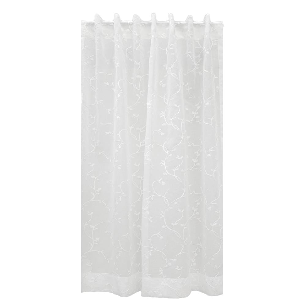 ผ้าม่านโปร่งซ่อนหู HOME LIVING STYLE IVY 130x160 ซม. สีขาว