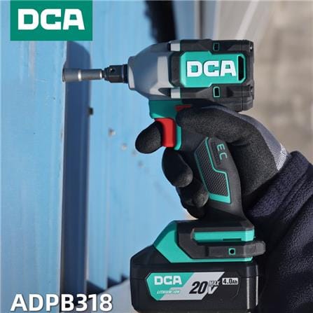 บล็อกไร้สาย (พร้อมแบตเตอรี่) DCA ADPB318 1/2 นิ้ว 20 โวลต์_2