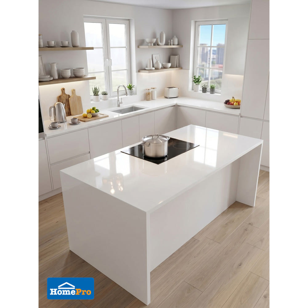 หินสังเคราะห์ 65x150 ซม. TARA ไดมอน ไวท์
