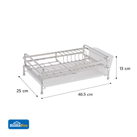 ชั้นคว่ำจานสเตนเลส KECH STELO 46.5x25x13 ซม._1