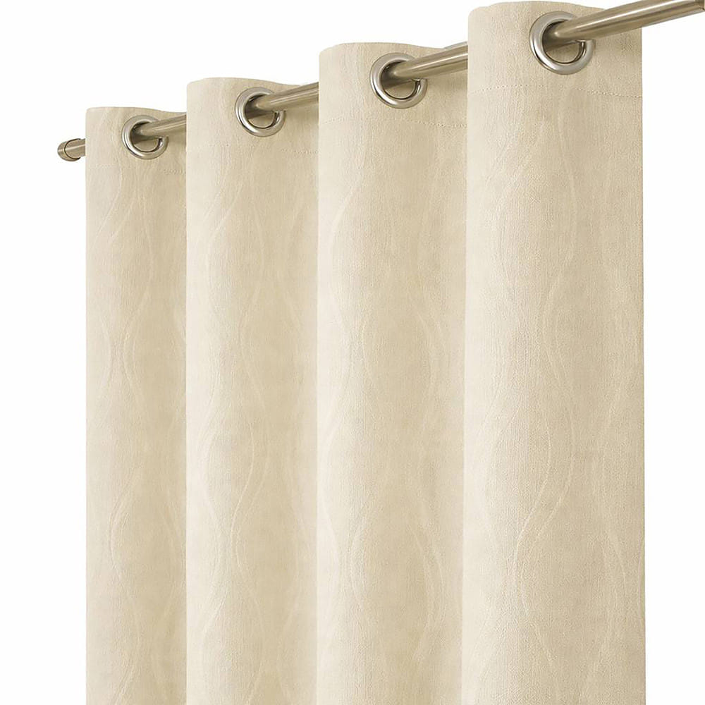 ผ้าม่าน EYELET HOME LIVING STYLE RITA UV 270x220 ซม. สีครีม