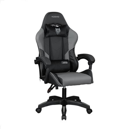 เก้าอี้เกมมิ่ง NUBWO L202 สีดำ/เทา_2